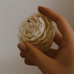 Peony (floral scented candle) new not used, made by a small business